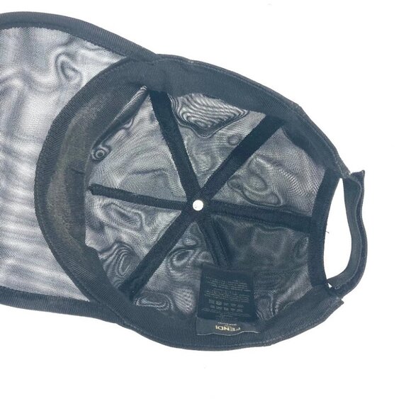 FENDI FXQ768 Logo Mesh FF hat cap baseball cap - Picture 5 of 10